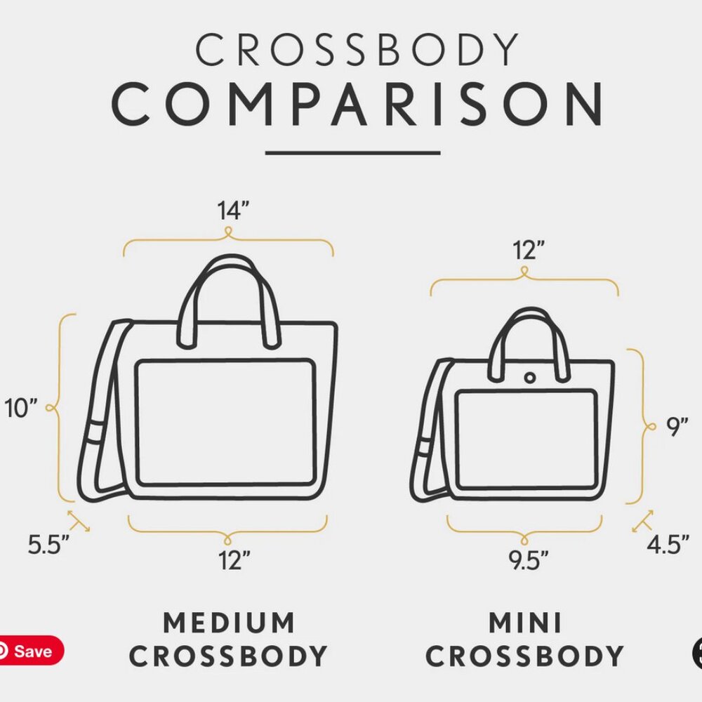 Portland Leather Mini Crossbody Tote - Picture 9 of 9